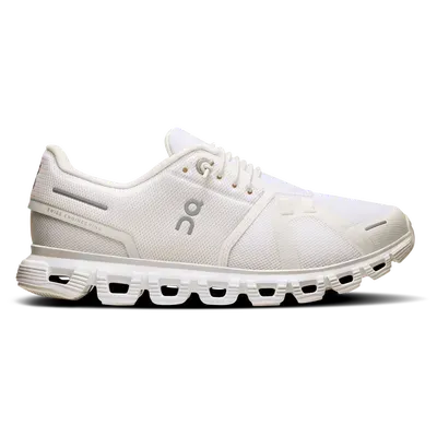 On Cloud 6 Women’s Wide White/White